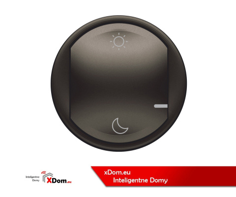 Plakietka do łącznika bezprzewodowego dzień/noc - GRAFITOWA