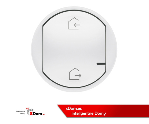 Plakietka do łącznika bezprzewodowego wyjście/powrót - biała, Celiane with NETATMO