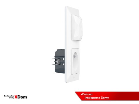 Valena Life with Netatmo zestaw startowy podstawowy (gniazdo control łącznik bezprzewodowy wyjście/powrót) biały