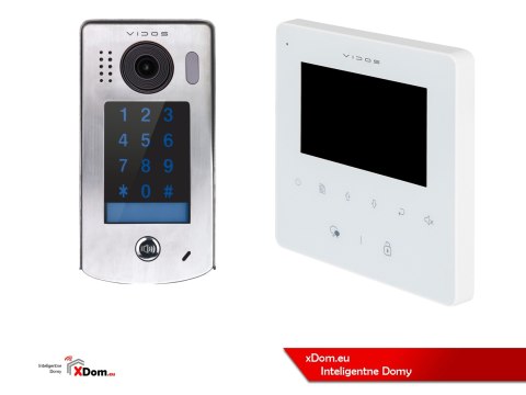 Zestaw cyfrowy wideodomofonu VIDOS S1301D_M1022W