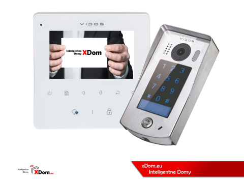 Zestaw cyfrowy wideodomofonu VIDOS S1301D_M1022W