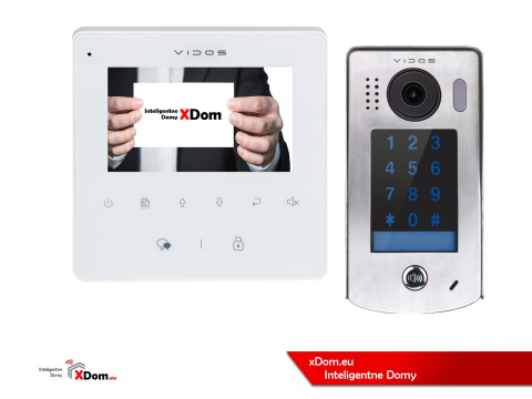 Zestaw cyfrowy wideodomofonu VIDOS S1301D_M1022W