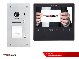 Zestaw cyfrowy wideodomofonu VIDOS S1201A_M1023B-2