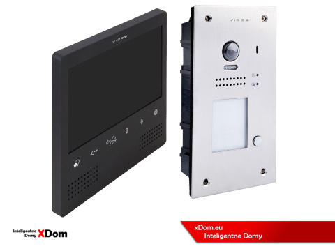 Zestaw cyfrowy wideodomofonu VIDOS S1201A_M1023B-2