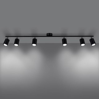 Plafon LEMMI 6L czarny