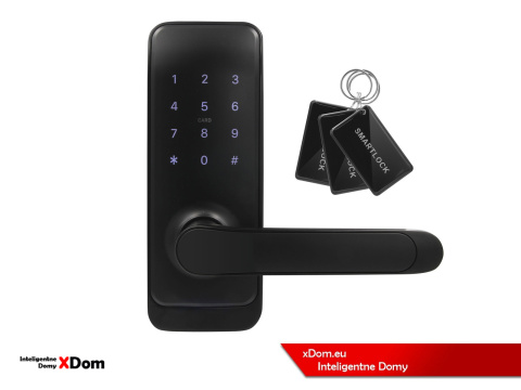 KLAMKA Z KONTROLEREM DOSTĘPU ELH-51H4 black