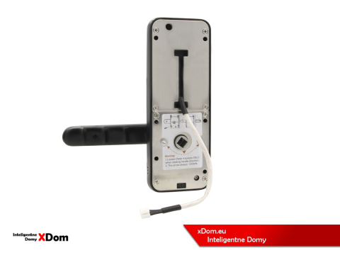 KLAMKA Z KONTROLEREM DOSTĘPU ELH-51H4 black