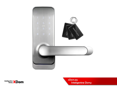 KLAMKA Z KONTROLEREM DOSTĘPU ELH-51H4 silver