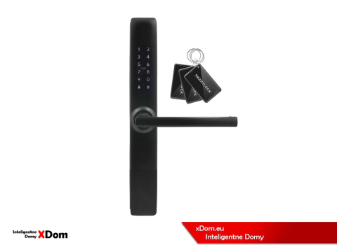 KLAMKA Z KONTROLEREM DOSTĘPU ELH-71H4 black