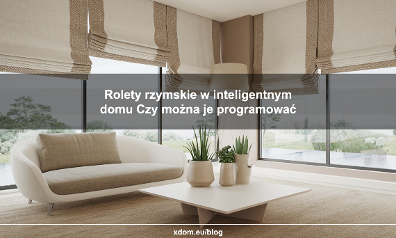 Rolety rzymskie w inteligentnym domu: Czy można je programować?