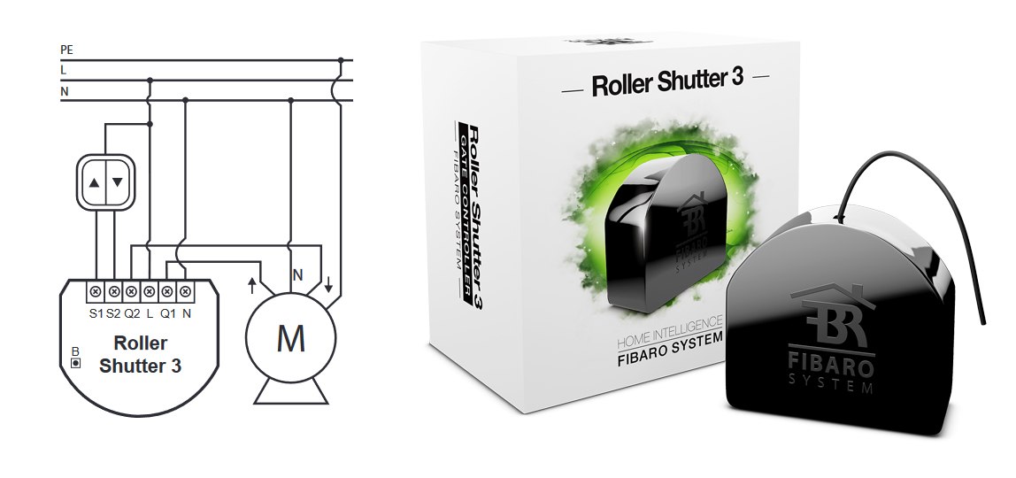 Funkcje Fibaro Roller Shutter 3