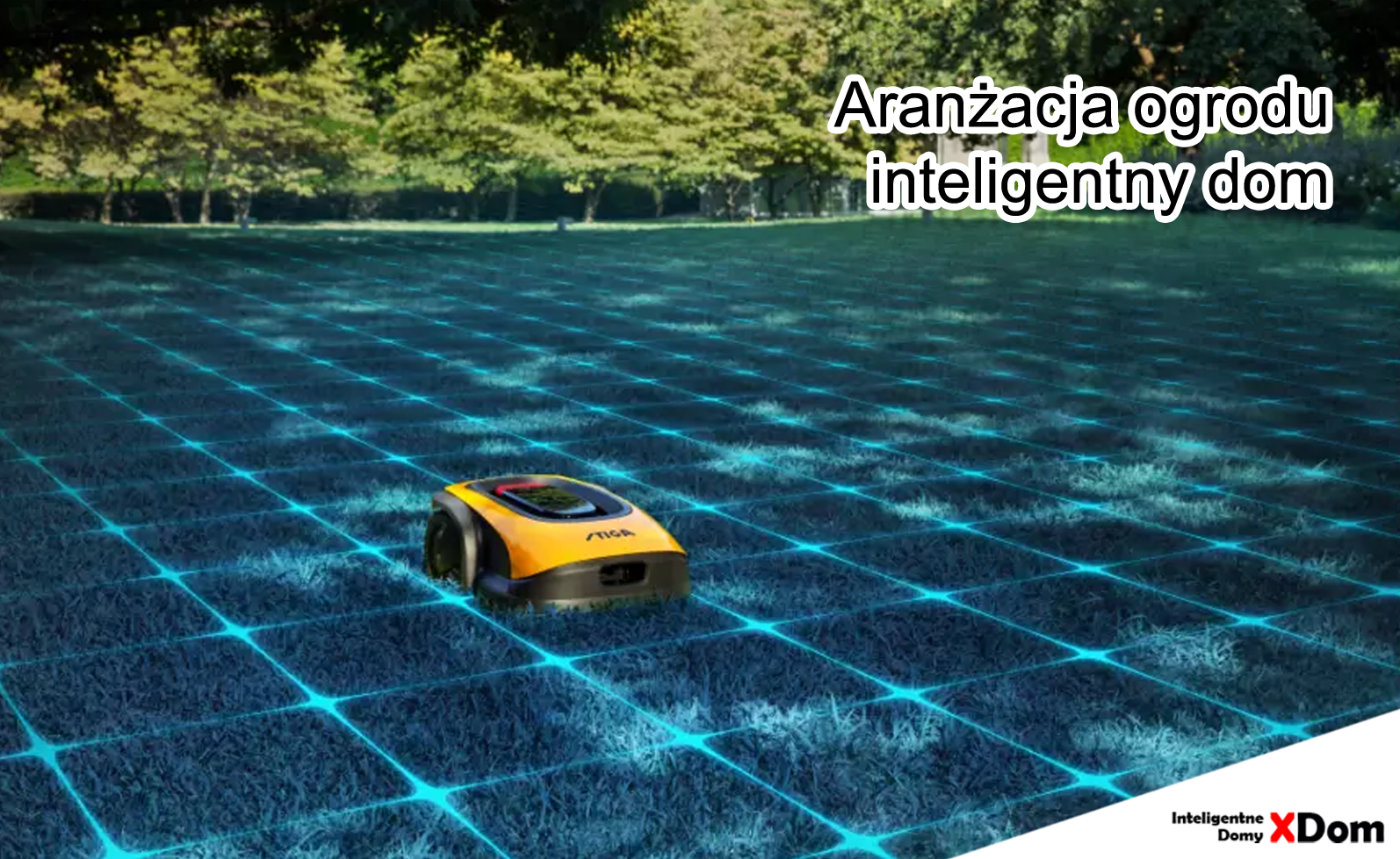 Aranżacje ogrodu roboty koszące